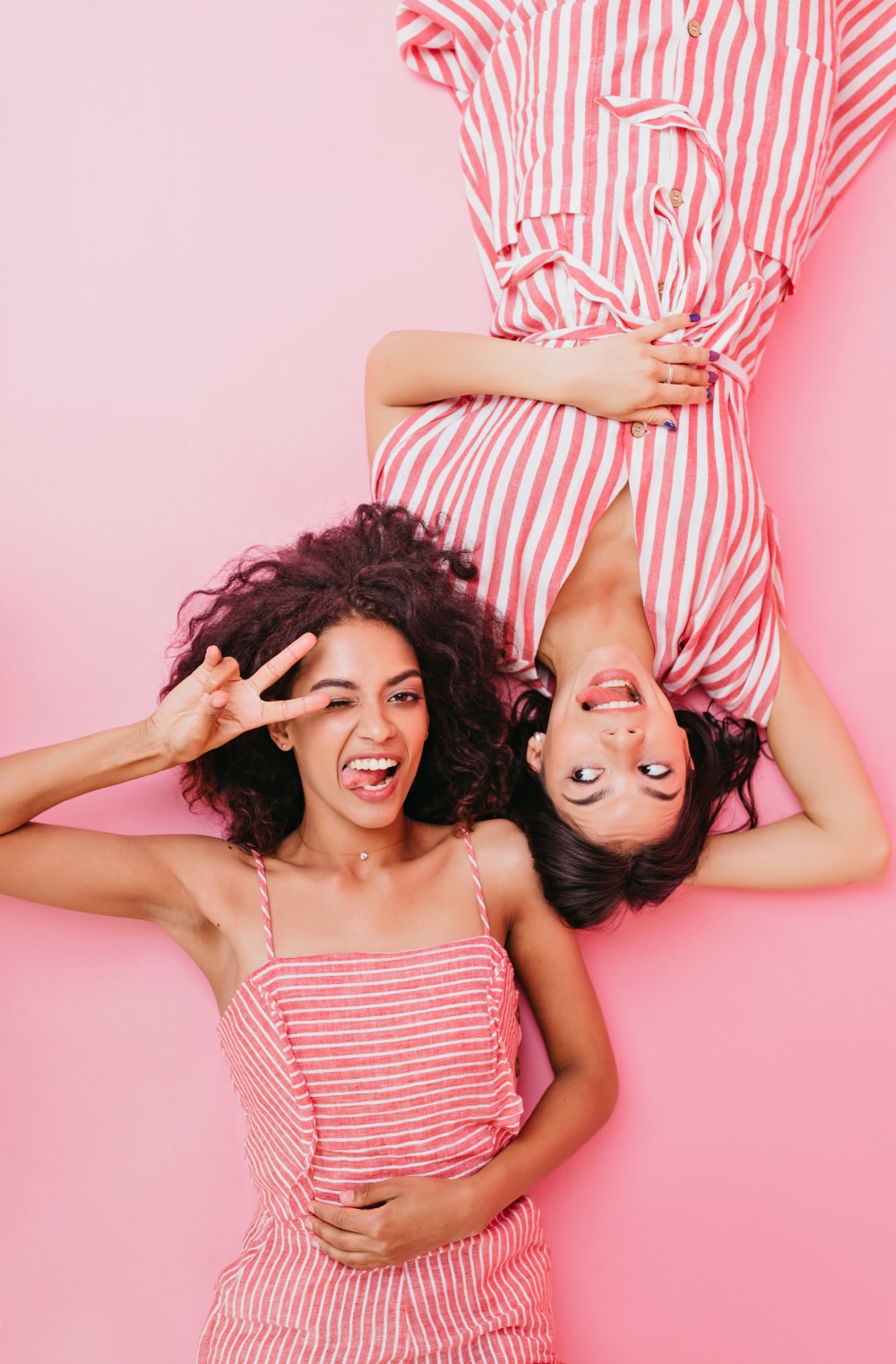 a man and a woman posing for a picture